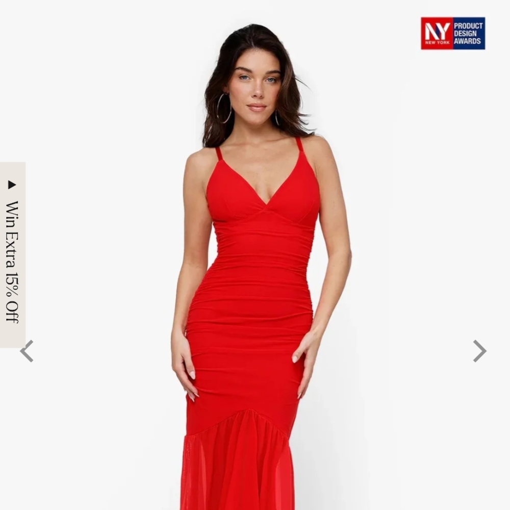 Chic Red Maxi Dress